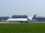 Das Highlight des 2.5.2009 in Hannover: Tu-154M RA-85770 der Rossija ist gelandet. 