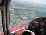 Rundflug in Super Aero 45 OK-KGB am 03.09.16 über Altenburg