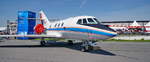 D-CMET. Dassault Falcon 20E-5. Ein Forschungsflugzeug der DLR für Atmosphärenforschung. Der zweitrahlige Jet ist in Oberfaffenhofen stationiert. Foto: ILA 2018