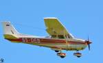 S5-DEB, Cessna 172N Skyhawk bei Trainingsflug; Maribor Flughafen MBX.