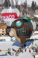 Private, OO-BGM, Cameron, Z-90, 29.01.2023, Chateau d´Oex, Switzerland