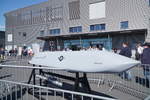 Lockheed Martin AGM 158. Ein Luft-Boden-Marschflugkörper. Antrieb durch ein Strahltriebwerk. Zwei Versionen unterscheiden sich durch die Reichweite. AGM-158A >370km und AGM-158B >925km. Stückpreis ca. 400000$. Foto: ILA 2018