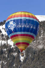 Private, HB-QPE, Cameron, Z-250, 22.01.2017, Chateau d´Oex, Switzerland 



