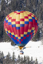 Private, G-CEJI, Lindstrand, LBL-105A, 22.01.2017, Chateau d´Oex, Switzerland


