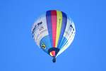 Ein Heißluftballon über Oppenweiler am 14.10.17.
