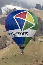 Private, G-CIHC, Cameron, Z-105, 27.01.2018, Chateau D´Oex, Switzerland


