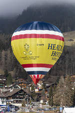 Private, G-HHPM, Cameron, Z-105, 27.01.2018, Chateau D´Oex, Switzerland 


