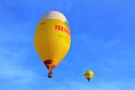 Der  Ballon  Bierglas ist 27,3m hoch - Gesamtvolumen 2700m³ - 