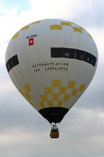 Wickipartners Ballonteam, HB-QWP. Schroeder Fire Balloons G 34/24. Ballonfestival Rheinaue Bonn am 11.06.2022.