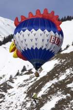 F-GOCO, Cameron, N-90, 23.01.2010, Chateau d´Oex, Switzerland    