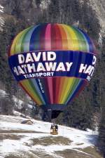 G-BZFD, Cameron, N-90, 23.01.2010, Chateau d´Oex, Switzerland    