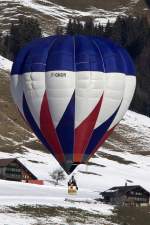 F-GNOR, Cameron, O-105, 23.01.2010, Chateau d´Oex, Switzerland 