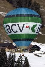 HB-QLW, Cameron, Z-120, 23.01.2010, Chateau d´Oex, Switzerland    