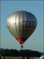 . (D-OTDI) Heilufballon mit Audi Werbung aufgenommen am 21.08.2010 bei der Mosel Ballon Fiesta in Trier-Fhren.
