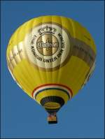 . (PH-TAP) Heiluftballon mit Warsteiner Werbung, fotografiert bei der Mosel Ballon Fiesta in Trier-Fhren am 21.08.2010.