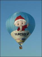 Auch das Sandmnchen war zu Besuch bei der Mosel Ballon Fiesta am 21.08.2010 in Fhren.