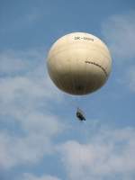 Fesselballon OK-0010 mit zwei Personen; Praha (Prag), 6.10.2007
