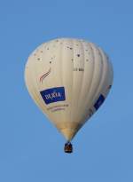 . (LX-BDX) Gestern am 13.01.08 war in Luxemburg nicht nur Wetter zum Wandern, sondern auch zum Ballonfahren. Bild aufgenommen in Michelau.