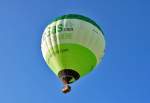 Heiluftballoon D-OZAT  fahrgas  kurz nach dem Start in Mggenhausen - 20.08.2011