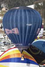 Private, F-GZEP, Cameron, A-77, 26.01.2013, Chateau d´Oex, Switzerland



