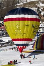 Private, G-HHPM, Cameron, Z-105, 26.01.2013, Chateau d´Oex, Switzerland          