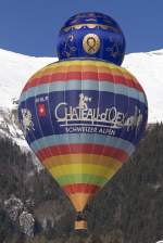 Private, HB-QLR, Cameron, Z-105, 26.01.2013, Chateau d´Oex, Switzerland          