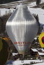 Private, HB-QGF, Cameron, Orbiter 3 Replica SS, 26.01.2013, Chateau d´Oex, Switzerland            