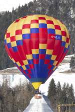 Private, G-CEJI, Lindstrand, LBL-105A, 26.01.2013, Chateau d´Oex, Switzerland         