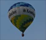 . D-OKBJ Heiluftballon vom Typ :  Thunder & Colt (Lindstrand), AX-9-120 s-2 . in Luftigerhhe gesehen am 25.05.2014 bei einer Rundfahrt durch Rheinland Pfalz.
