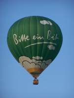 D-OBRM, Heißluftballon Bitburger am 14.08.2007 über Trier
