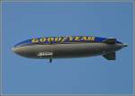 Das grte Luftschiff der Welt, der Zeppelin NT (Neuer Technologie) in den Farben des Reifenherstellers Goodyear drehte am 24.06.10 seine Runden ber dem Zentrum des Groherzogtums Luxemburg.