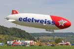 Edelweiss  D-LZZF, Zeppelin LZ N07-100, 27.August 2015, Birrfeld, Switzerland.