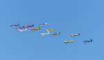 12mal Vans RV in verschiedenen Varianten hier bei der Sun`N Fun Airshow am Lakeland-Linder International Airport (LAL/KLAL) am 17.4.2026 Es ist die gr��te in den USA aktive Formation