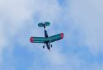Bücker Bü 133PA Jungmeister, SP-YBK beim Wettbewerb der Vintage Aerobatic World Championship  am 17.8.2019 in Gera (EDAJ) 