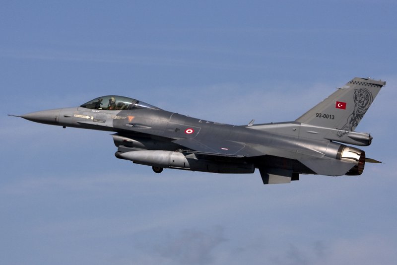 Turkey - Air Force, Tusas, 93-0013, F-16CG, Night Falcon, 
10.07.2008, ETSL, Lechfeld, Germany 

