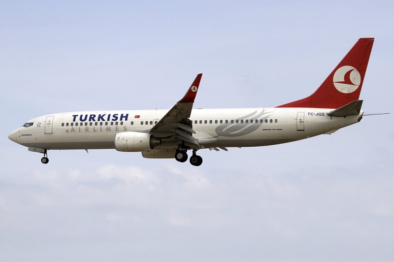 Turkish Airlines, TC-JGS, Boeing, B737-8F2, 21.06.2009, BCN, Barcelona, Spain 

