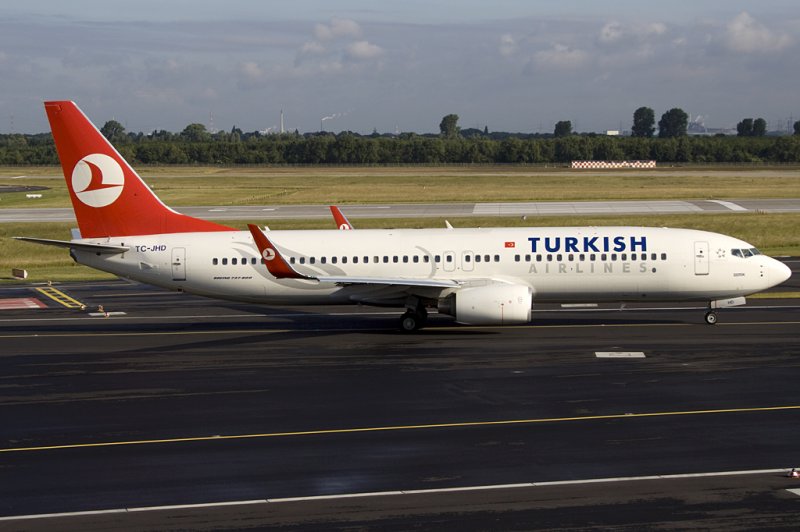 Turkish Airlines, TC-JHD, Boeing, B737-8F2, 07.06.2009, DUS, Dsseldorf, Germany 


