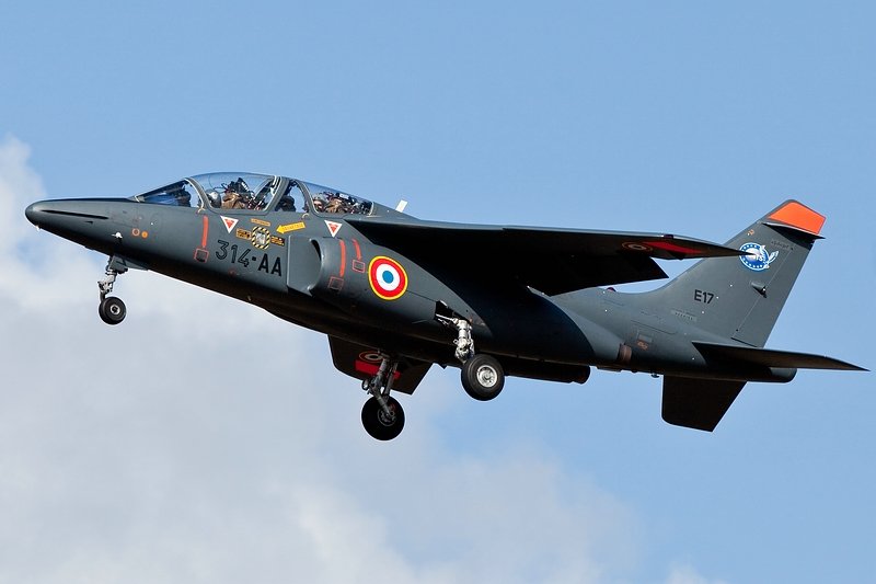 berflug, Alpha Jet,314-AA/Air Force-France/in ETSN/Neuburg/Germany.