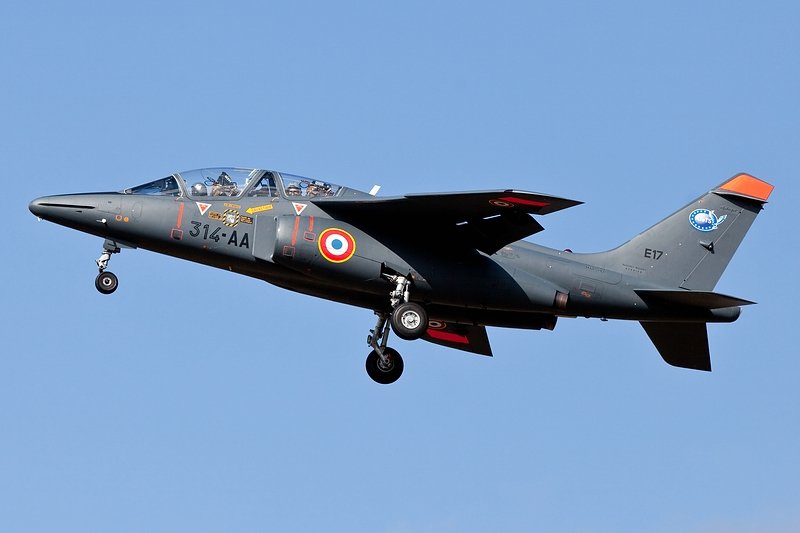 berflug, Alpha Jet,314-AA/Air Force-France/in ETSN/Neuburg/Germany.