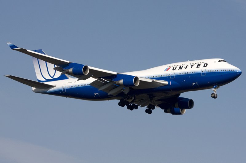 United Airlines, N128UA, Boeing, B747-422, 21.03.2009, FRA, Frankfurt, Germany 

