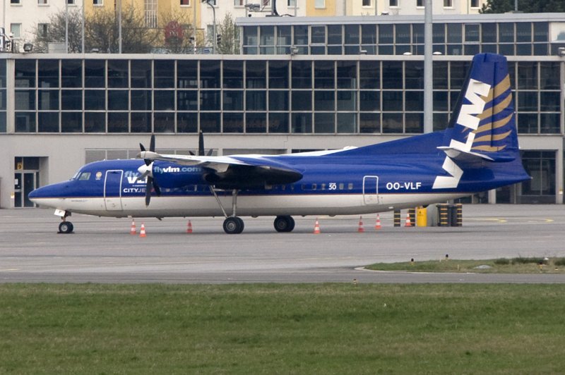 VLM, OO-VLF, Fokker, F-50, 10.04.2009, LUX, Luxemburg, Luxemburg 


