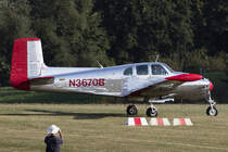 Private, N3670B, Beechcraft, 50 Twin Bonanza, 10.09.2016, EDST, Hahnweide, Germany


