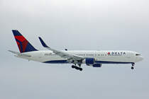 Delta Air Lines, N187DN, Boeing 767-332ER, 18.Januar 2017, ZRH Zürich, Switzerland.