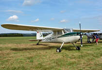 Cessna 140, D-EVKO am Flugplatz Wershofen/Eifel - 03.09.2016
