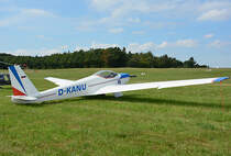 Schleicher ASK-16, D-KANU am Flugplatzfest in Wershofen - 03.09.2016