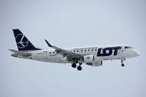 LOT Polish Airlines, SP-LDG, Embraer ERJ-170LR, msn: 17000065, 18.Januar 2017, ZRH Zürich, Switzerland.
