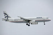 Aegean Airlines, SX-DGN, Airbus A320-232, 18.Januar 2017, ZRH Zürich, Switzerland.