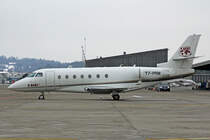 ICS Aero SM Srl., T7-PRM, Gulfstream G200, 18.Januar 2017, ZRH Zürich, Switzerland.