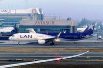 Airbus A321, CC-BEG, LAN, Aeropuerto Santiago de Chile (SCL), 1.1.2017