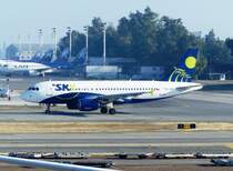 Airbus A 319, CC-AFX, SKY Airline, Aeropuerto Santiago de Chile (SCL), 1.1.2017